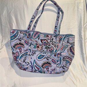 Vera Bradley Blue Paisley Tote Bag